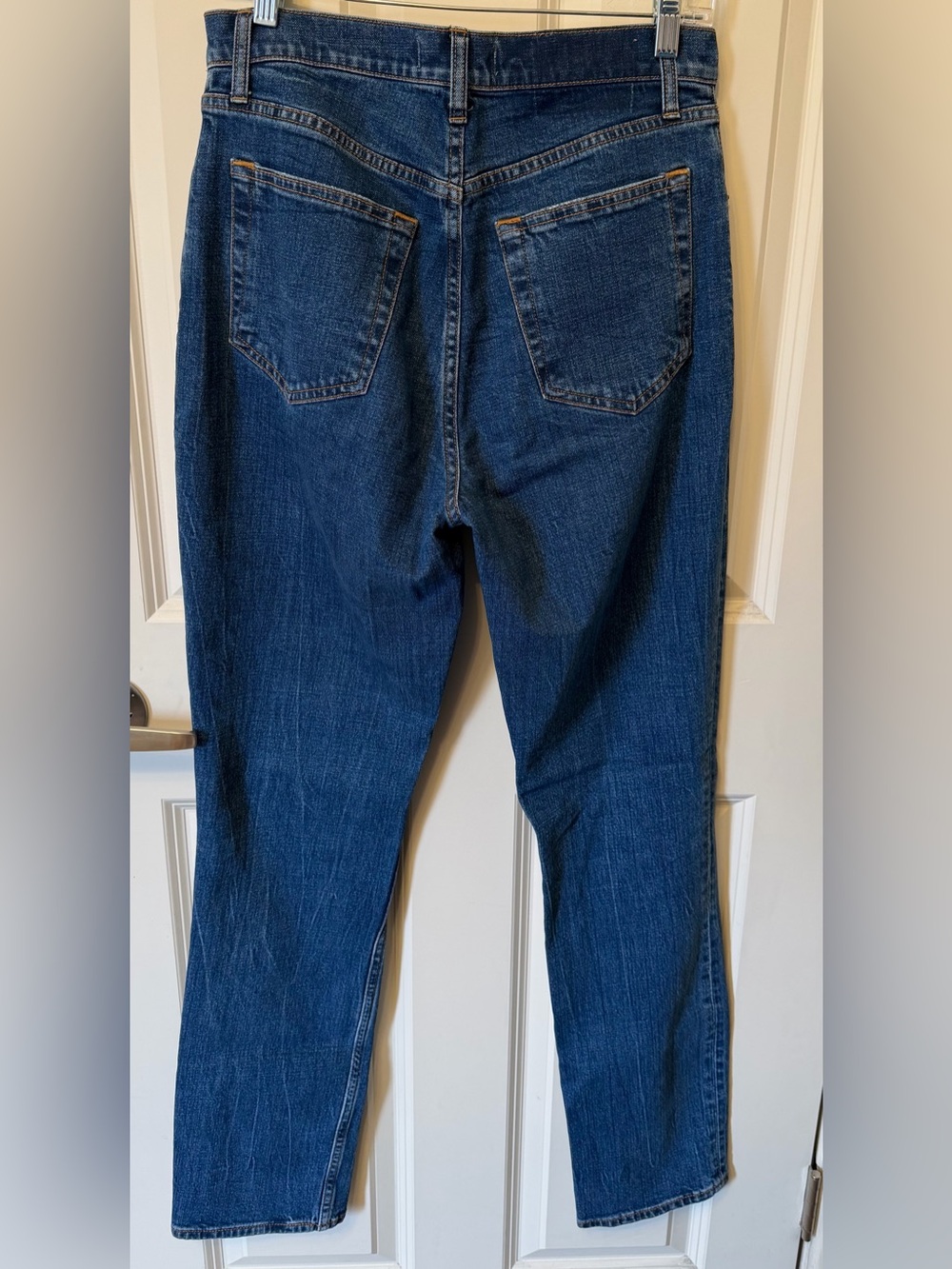 Abercrombie Curve Love Ultra High Rise Slim Straight Jeans, Size 28/6 Long - Picture 4 of 10